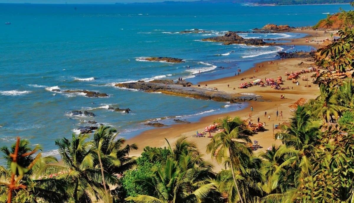 Vagator beach, North Goa