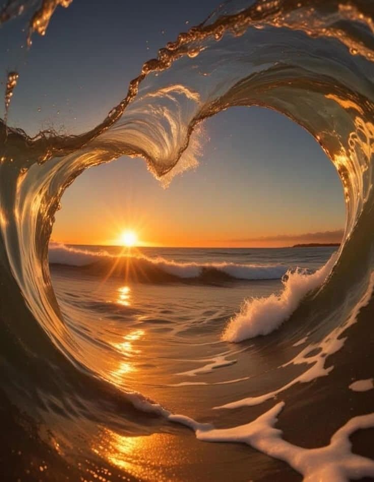 River meets sea