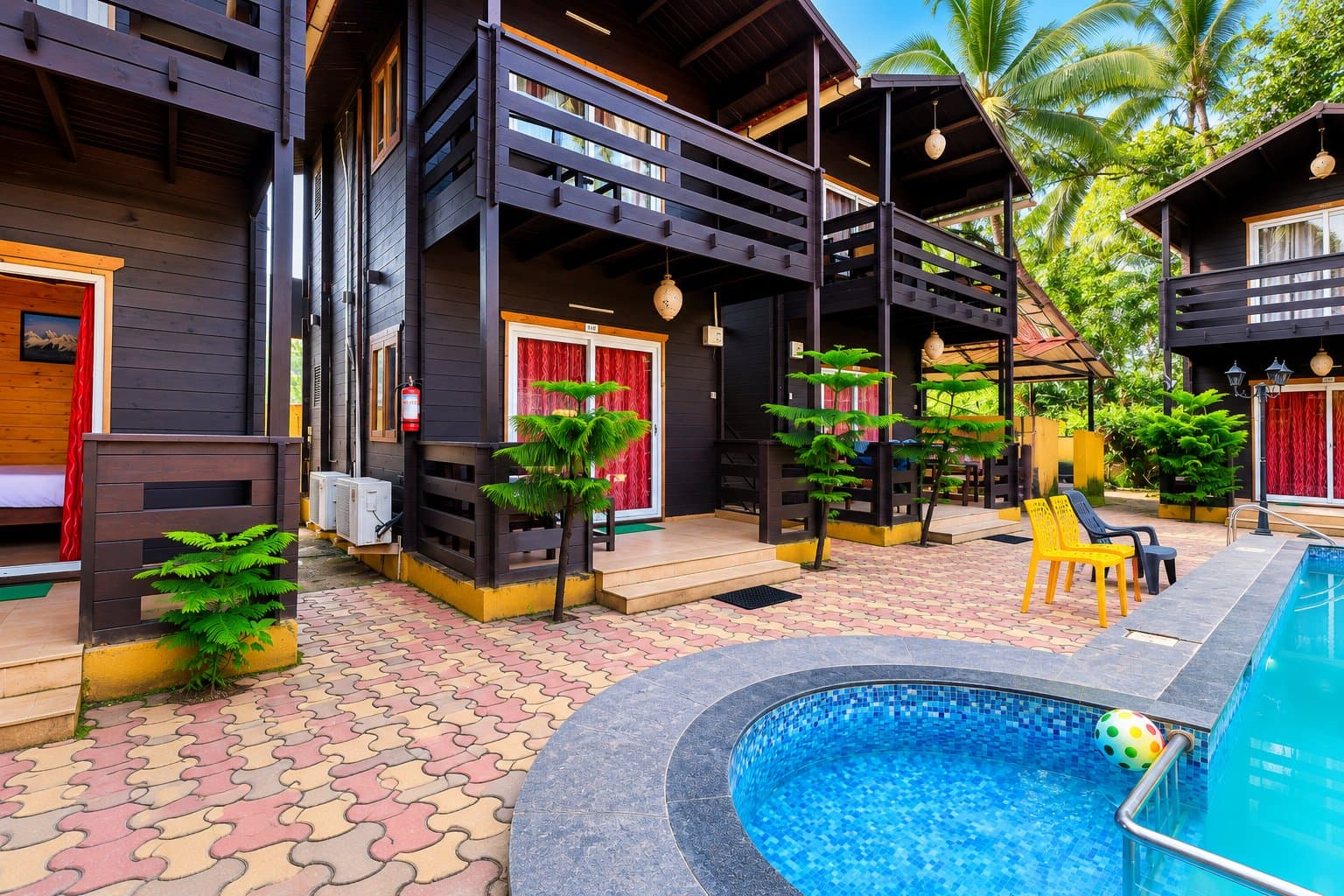 Wenzet Cottages — the swimming pool