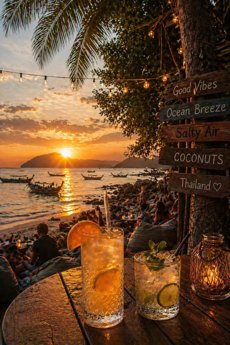 Beachside sundowners at Turtle Bay Kitchen