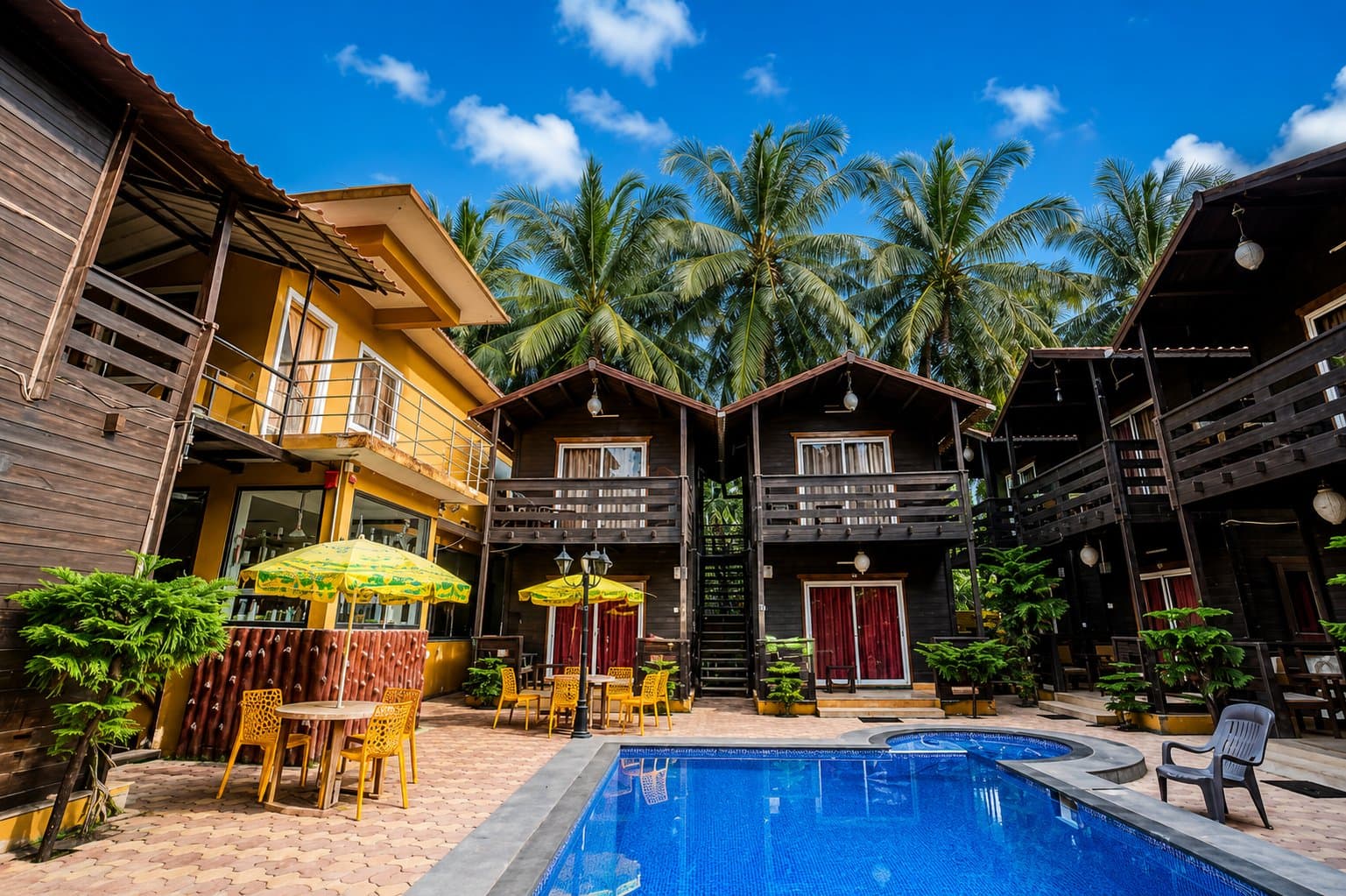 Wenzet Cottages — a cottage among the palms